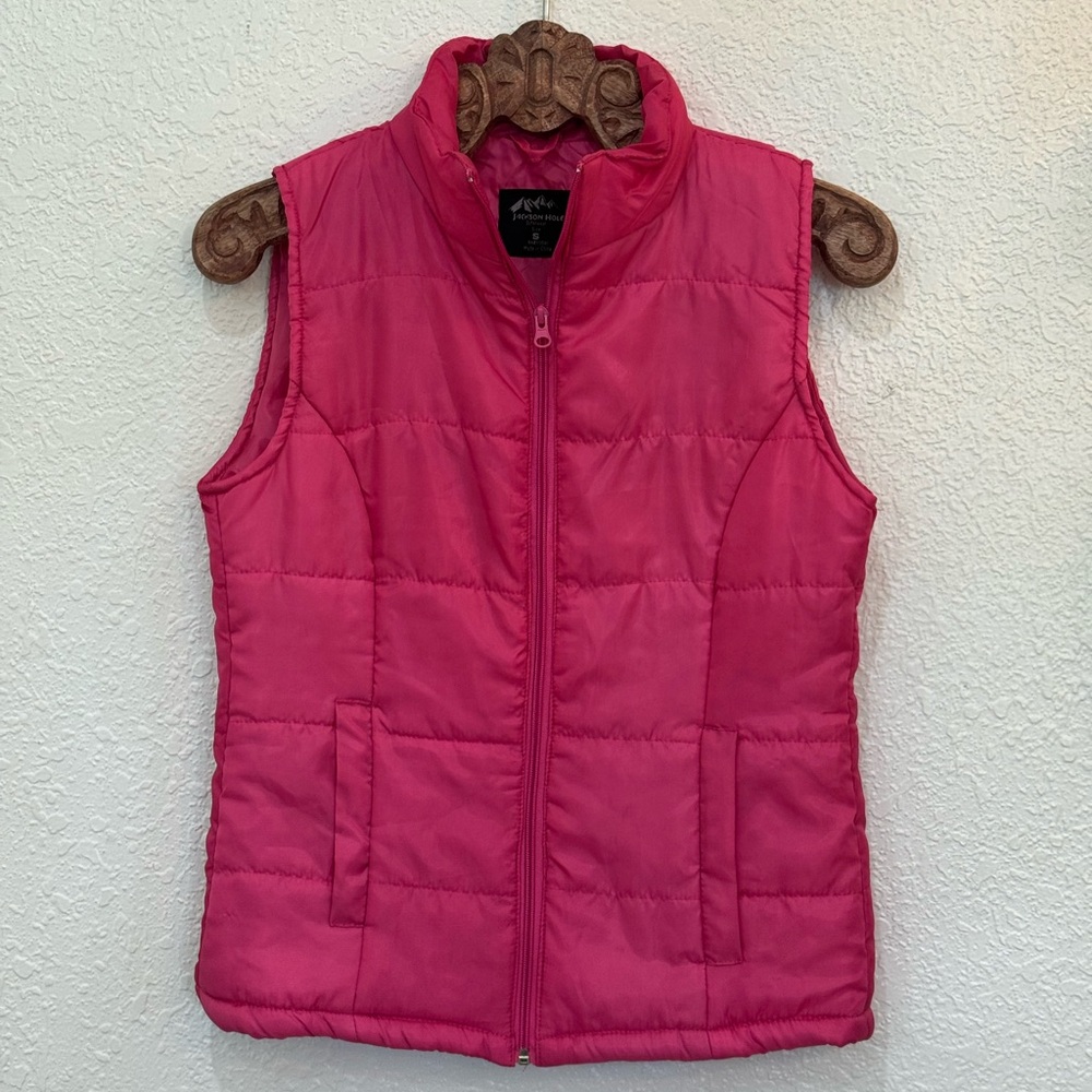 Women's Pink Puffer Vest